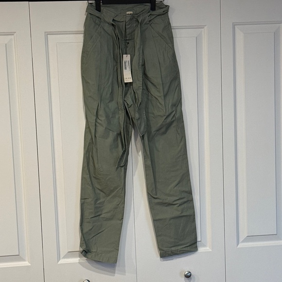 La Vie Rebecca Taylor Pants - Womens Sage Green Chinos